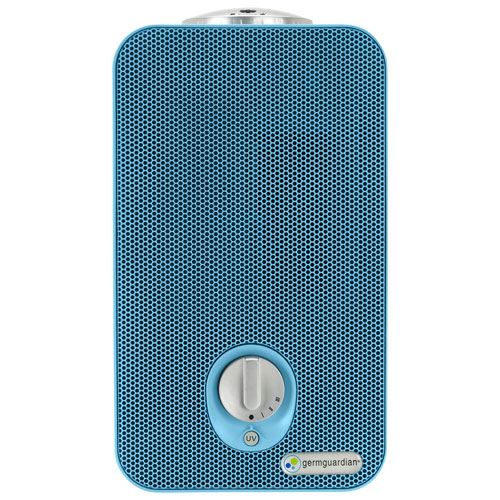 Purificateur d’air 4-en-1 GermGuardian convivial pour enfants avec filtre HEPA et projecteur - Bleu