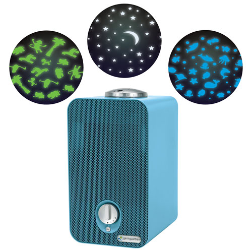 Purificateur d’air 4-en-1 GermGuardian convivial pour enfants avec filtre HEPA et projecteur - Bleu