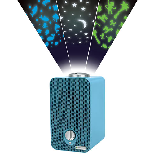 Purificateur d’air 4-en-1 GermGuardian convivial pour enfants avec filtre HEPA et projecteur - Bleu