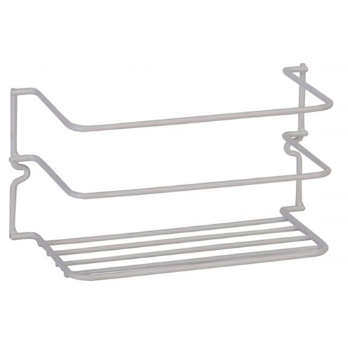 Panacea White Vinyl Coated Wire Cabinet Rack 40500