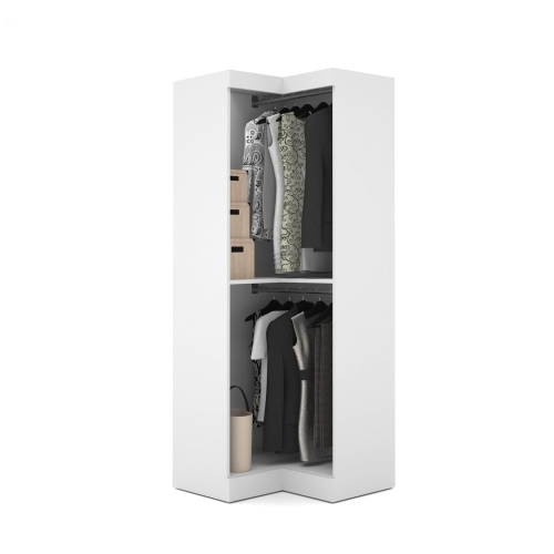 Pur 33W Corner Closet Organizer - White