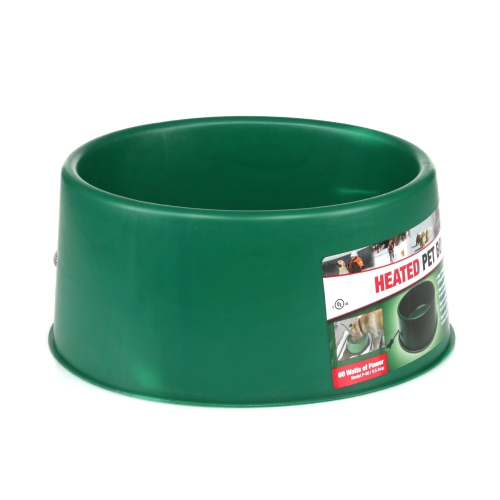 Single Heated Pet Food Bowl - 1.5 Gal