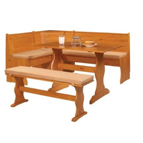 Linon Home Decor 90375BGE-01-KD Chelsea Cushion Set - Beige Microfiber *Nook NOT included*