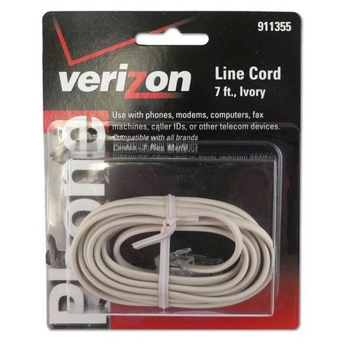 50 NEW BLACK 7/' TELEPHONE HANDSET CORD FREE SHIP USA