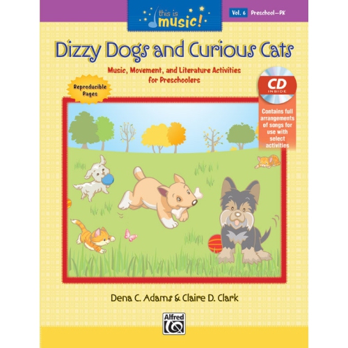 Alfred 00-42775 DIZZY DOGS AND CURIOUS CATS-BK&CD