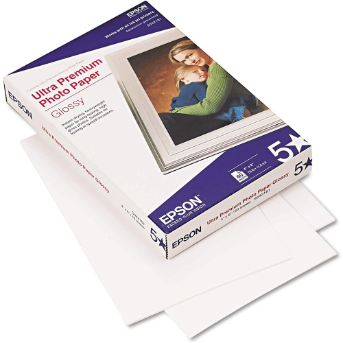 Epson America Inc S042181 UltraPrem.Glossy Paper 4x6