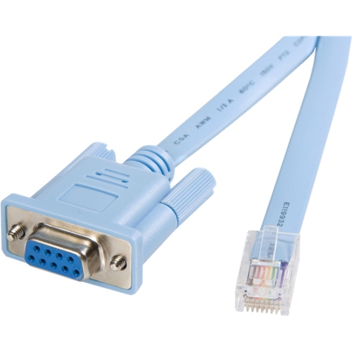 StarTech.com Cisco Console Router Cable - RJ45 - DB9 (f) - 6 ft (DB9CONCABL6)