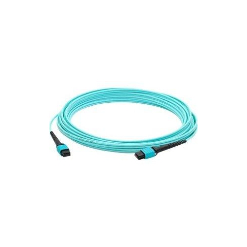 AddOn ADD-MPOMPO-10M5OM4 Female to Female Crossover OM4 12 Fiber LOMM Patch Cable