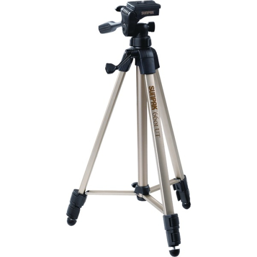 SUNPAK 620-060 PHOTO VIDEO TRIPOD with 3-WAY PANHEAD EXTENDED HEIGHT