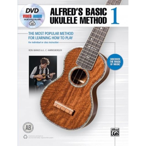 Alfred 00-46015 Basic Ukulele Method 1