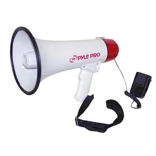 PylePro PMP40 Professional Megaphone - Bullhorn with Siren and Handheled Mic