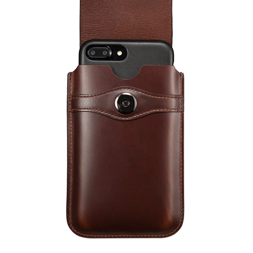 Blacksmith-Labs Holster Case for iPhone 7 Plus - Gunmetal; Brown