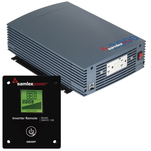 SAMLEX AMERICA All Power Supply Ssw-2000-12A Pure Sine Wave Inverter 12 Vdc- 2000 Watt With Free Remote