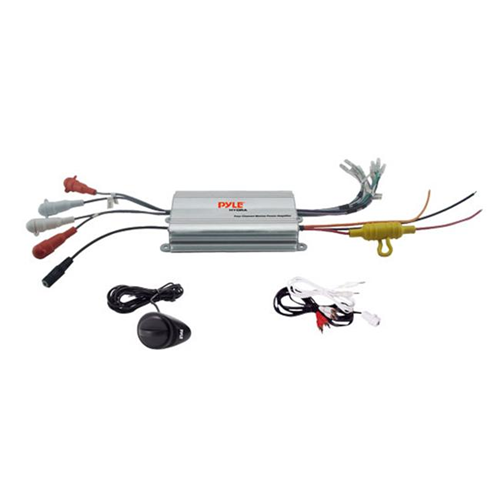 Pyle PLMRMP3A 4 Channel Waterproof MP3- Ipod Marine Power Amplifier
