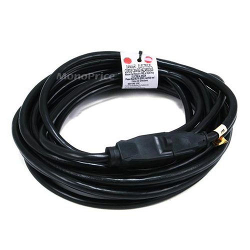 MONOPRICE  5302 25Ft 16Awg Power Extension Cord Cable - Sjt 16-3C Nema 5-15P to Nema 5-15R 13A And 125V