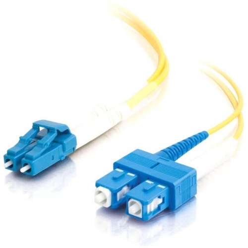 C2G  Cables to Go 08356 8M Lc-Sc Duplex 9-125 Single-Mode Fiber Patch Cable - In Yellow