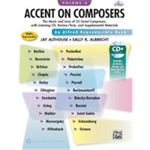Alfred 00-41908 ACCENT ON COMPOSERS 2-BK&ECD