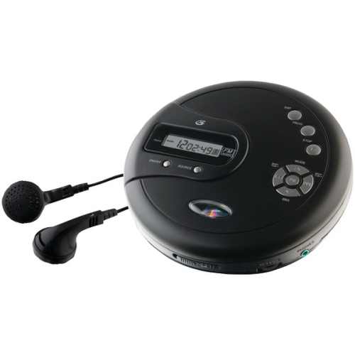 GPX PC332B Portable CD Player with FM Radio