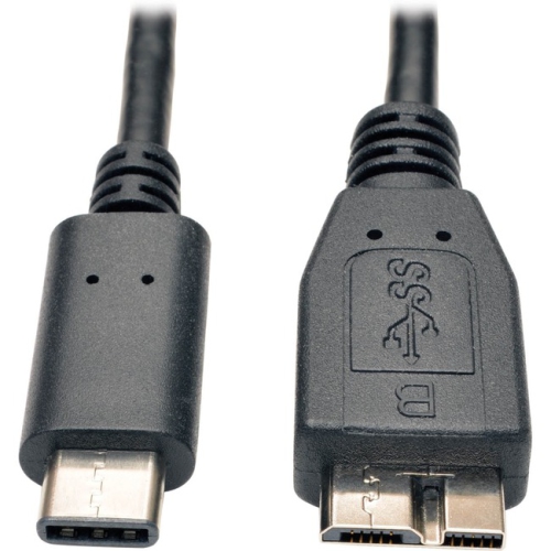Tripp Lite 3ft USB 3.1 Cable USB Type-C USB-C to Micro-B M/M Gen 1.5 Gbps