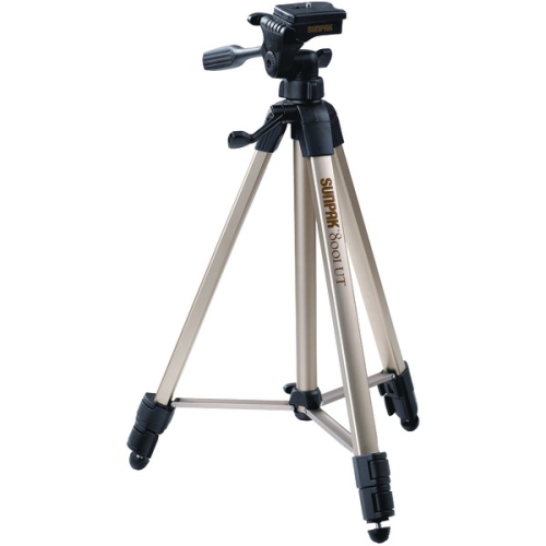 SUNPAK 620-080 PHOTO VIDEO TRIPOD with 3-WAY PANHEAD EXTENDED HEIGHT: 60.2 FOLDED HEIGHT: 20.8