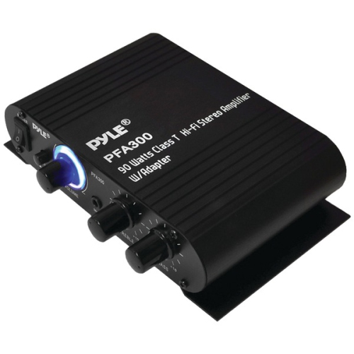 Pyle PFA300 6.02 x 4.96 x 1.5 Class - T Hi-Fi Stereo Amplifier - 90 Watt