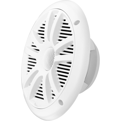 Boss MR6W Marine 6.5 in. Dual Cone Speakers - White