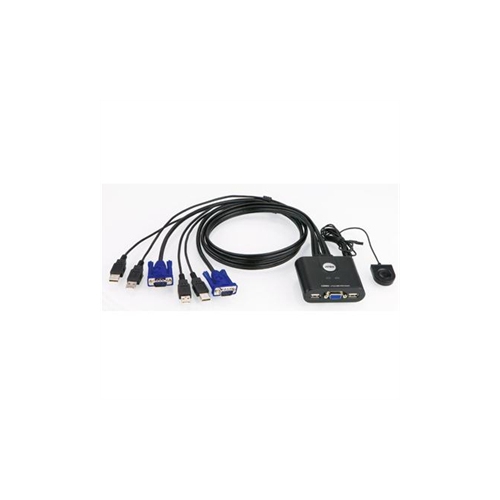 CS22U Aten 2-port Usb Kvm With 2 Bonded Cables