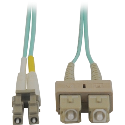 TRIPP LITE N816-05M PATCH CABLE - LC-MULTIMODE - MALE - SC-MULTIMODE - MALE - FIBER OPTIC - 5 M - AQ