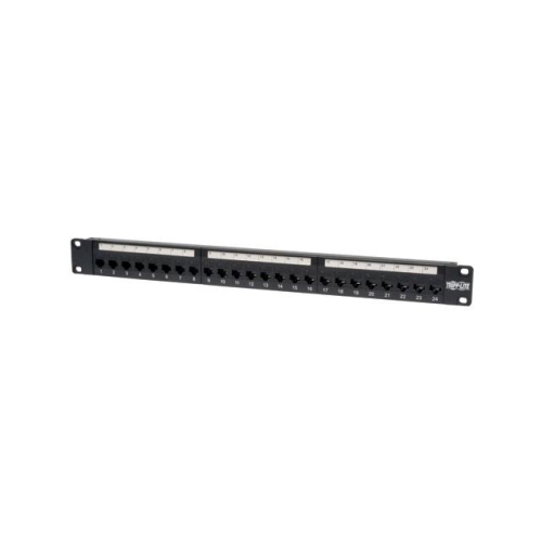 TRIPP LITE CAT5E FEED THRU PATCH PANEL 24-PORT