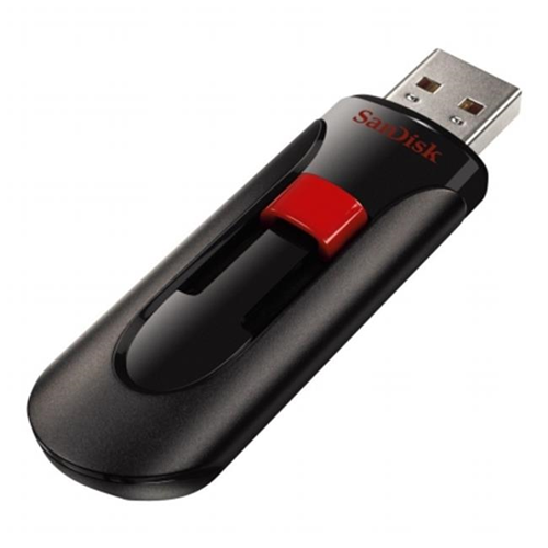 SANDISK  Cruzer Glide USB Flash Drive - 128GB - Sdcz60-128G-B35