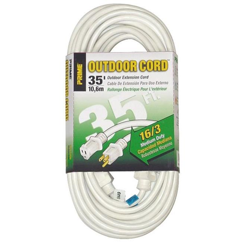 Prime Ec883627 White Landscape Extension Cord 35 Ft Other Patio Prime Ec883627 White Landscape Extension Cord 35 Ft Only