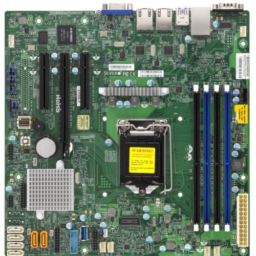 SUPERMICRO  X11Ssl-O Lga1151 Intel C232 Ddr4 SATA3 & USB 3.0 V & 2GBe Micro Atx Motherboard