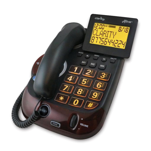 Clarity Big Button Amplified Corded Phone with CID