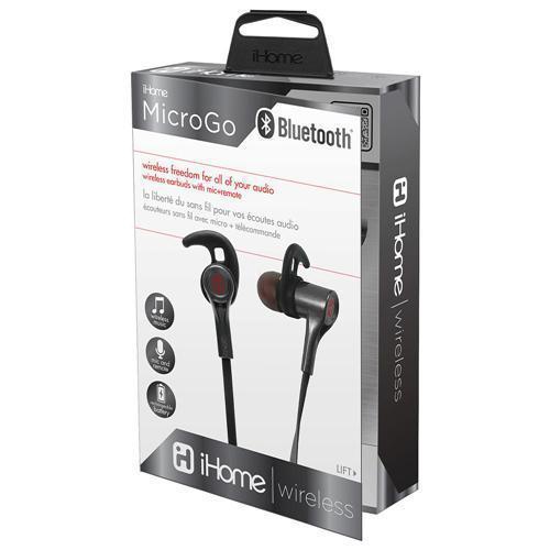 Ihome IB72BGC Wireless Bluetooth Earphones With Mic And Remote