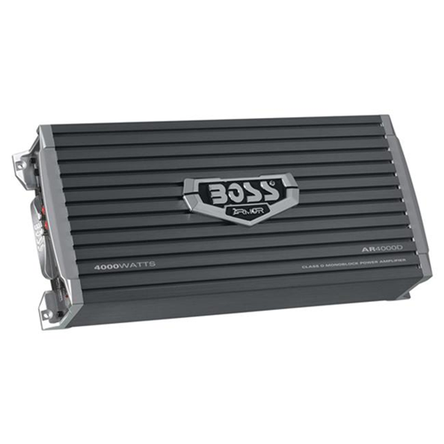 BOSS  Ar4000D 4000 Watts Monoblock Class D Power Amplifier The quality on 2 12s at 2ohms sounds great