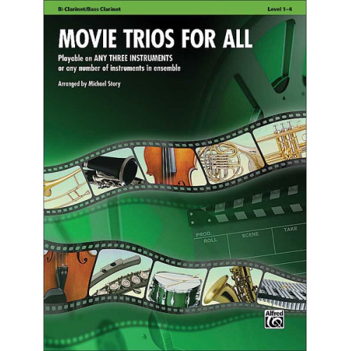 Alfred 00-33527 Movie Trios for All - Music Book
