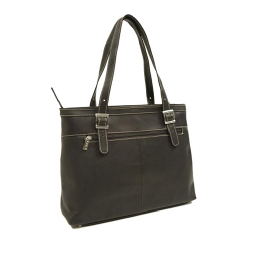 Piel 2761 CHC Chocolate Ladies Laptop Tote Best Buy Canada