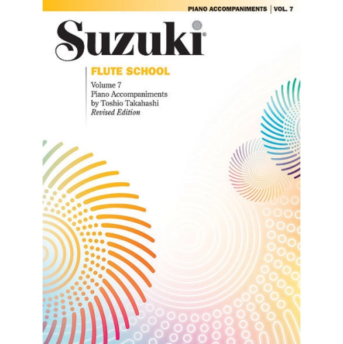 Alfred 00-0384S Suzuki Flute School Piano Acc.- Volume 7 - Music Book