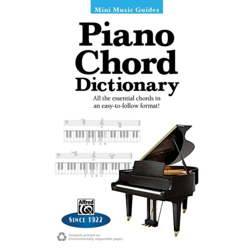 Alfred 00-30877 MMG PIANO CHORD DICTIONARY - 5X7