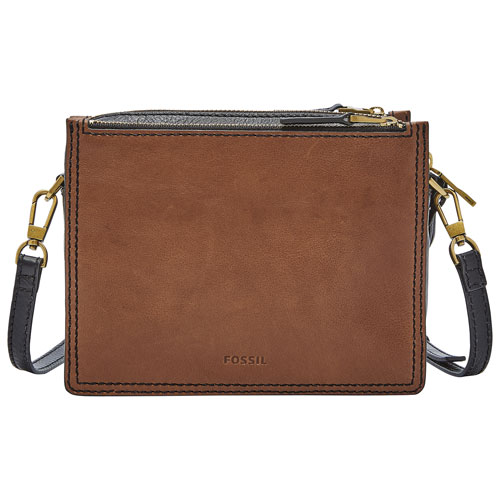 Fossil Campbell Leather Crossbody Bag - Brown : Crossbody Bags - Best Buy Canada
