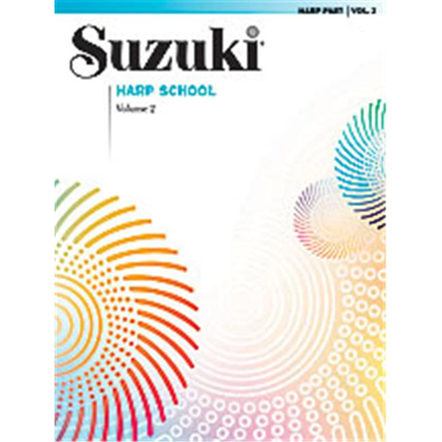 Alfred 00-0291S Suzuki Harp School Harp part- volume 2 - Livre de musique