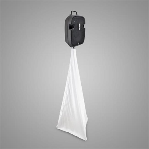 Image 1 of 1.. Pyle PSCRIM2W 2 Sided DJ Speaker - White