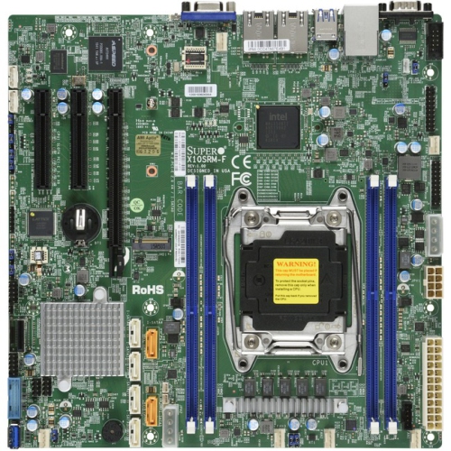Supermicro X10SRM-F-O LGA2011 Intel C612 DDR4 SATA3 & USB 3.0 V & 2GbE Micro ATX Server Motherboard