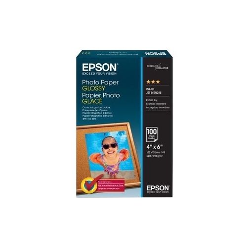 EPSON Photo Paper Glossy 4inx6in 100 sheets S042038