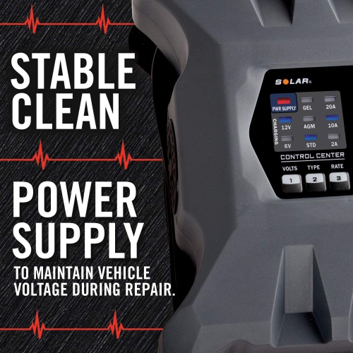 SOLAR SOLPL2310 6-12V 10-6-2A Solar Pro-Logix Battery Charger