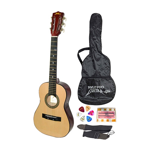 Pyle Beginners 6-String Acoustic Guitar with Accessory Kit