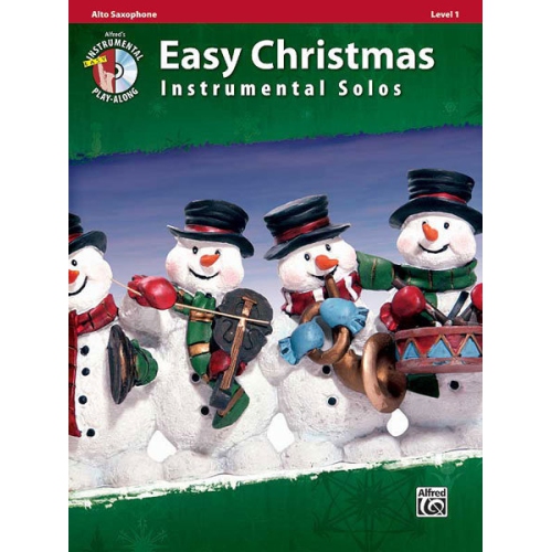 Alfred 00-33277 Easy Christmas instrumental solos- niveau 1 - Livre de musique