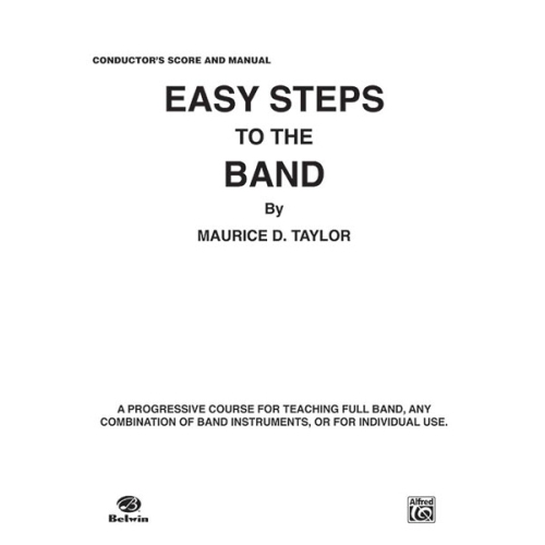 Alfred Publishing 00-70201 Easy Steps to the Band - Music Book