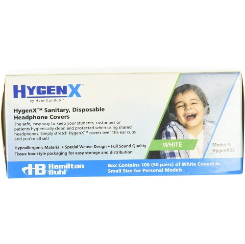 Hamilton Electronics Vcom HECHYGENX25 On Ear Covers For Headsets 2-halfIn 50 Pair