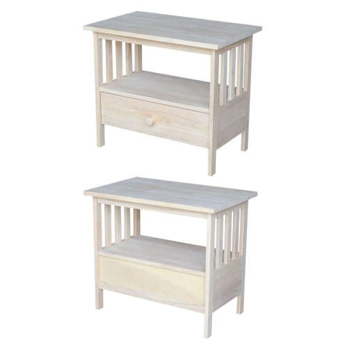 International Concepts Unfinished Mission TV Stand